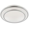 Brilliant LED Deckenleuchte Luciano mit abgestuften Ringen, 4000 Kelvin neutralweiß
