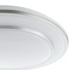 Brilliant LED Deckenleuchte Luciano mit Ringen, Lichtfarbe einstellbar 2700-6500 Kelvin