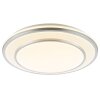 Brilliant LED Deckenleuchte Luciano mit Ringen, Lichtfarbe einstellbar 2700-6500 Kelvin