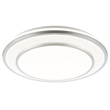 Brilliant LED Deckenleuchte Luciano mit Ringen, Lichtfarbe einstellbar 2700-6500 Kelvin