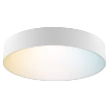 Brilliant flache runde LED Deckenleuchte Larios, Lichtfarbe einstellbar 3000-6500 Kelvin