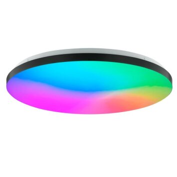 Brilliant LED Deckenleuchte Livio, rund, RGB, Lichtfarbe einstellbar 3000-6500 Kelvin