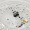 Brilliant LED Deckenleuchte Bania, flache runde Form, Lichtfarbe einstellbar 2700-4000 Kelvin