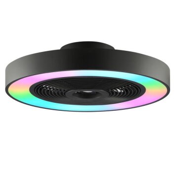 Brilliant LED Deckenventilator Catania, Lichtfarbe einstellbar 2700-6500 Kelvin