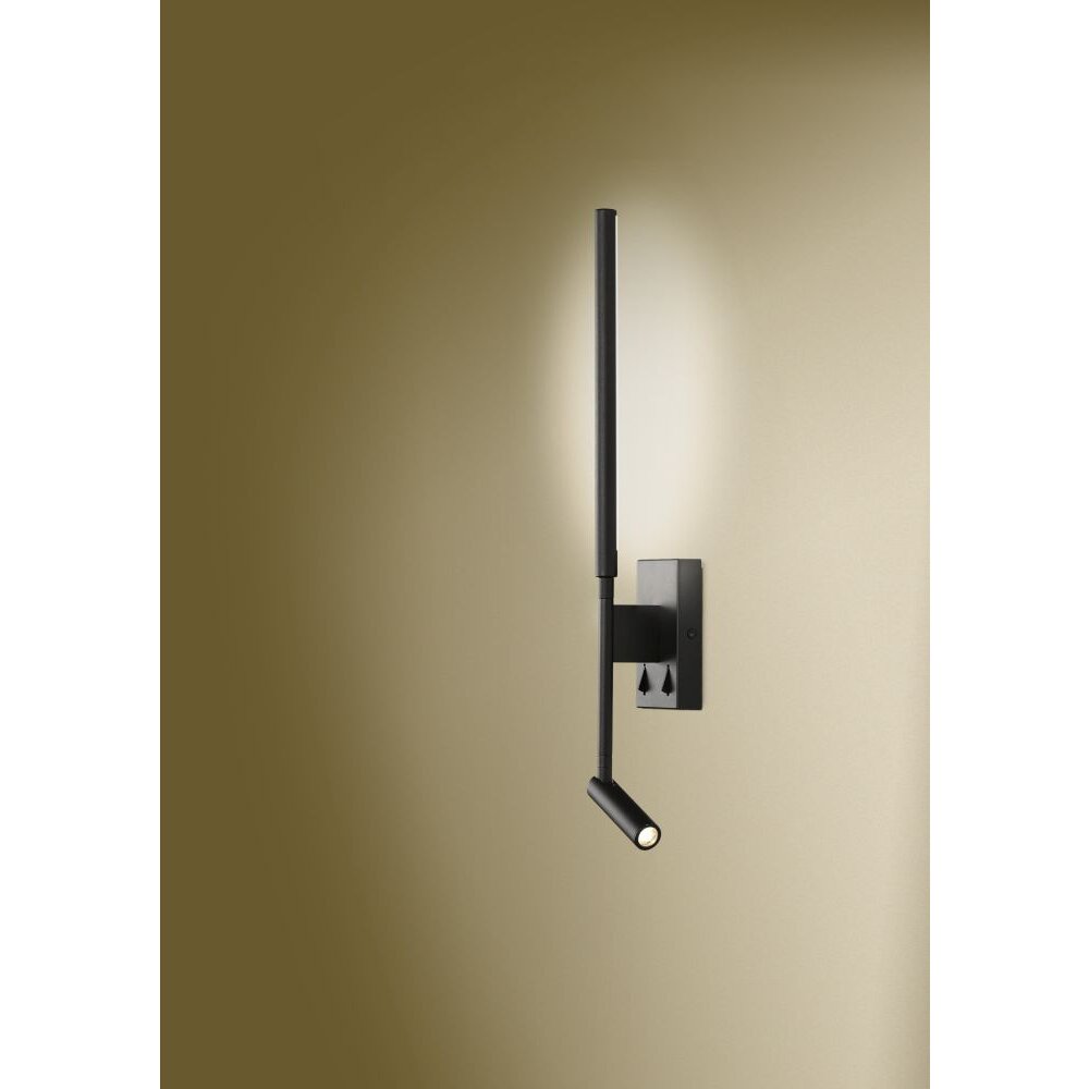 Mantra TORCH Wandleuchte LED Schwarz, 2-flammig