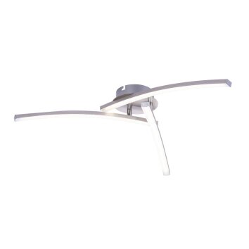 Globo LONG Deckenleuchte LED Nickel-Matt, 1-flammig Globo LONG Deckenleuchte LED Nickel-Matt, 1-flammig
