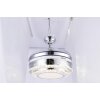 Globo CABRERA Ventilator LED Nickel-Matt, 1-flammig, Fernbedienung