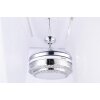 Globo CABRERA Ventilator LED Nickel-Matt, 1-flammig, Fernbedienung