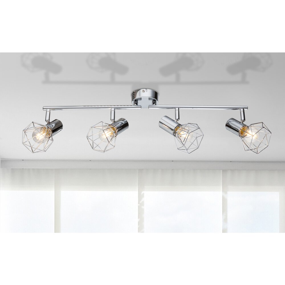 Globo XARA Deckenleuchte Chrom, 4-flammig main product photo
