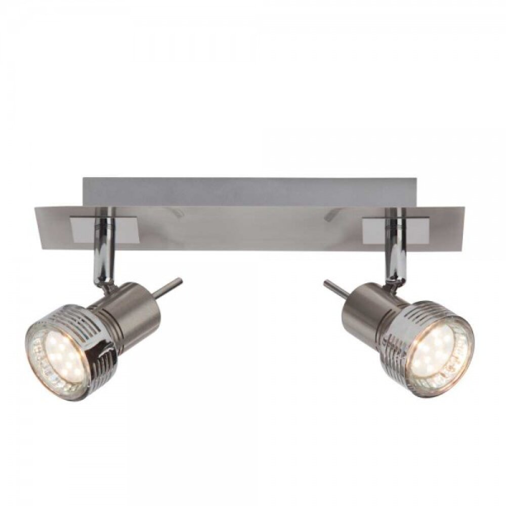 Brilliant Leuchten Kassandra Spotbalken Chrom, 2-flammig main product photo