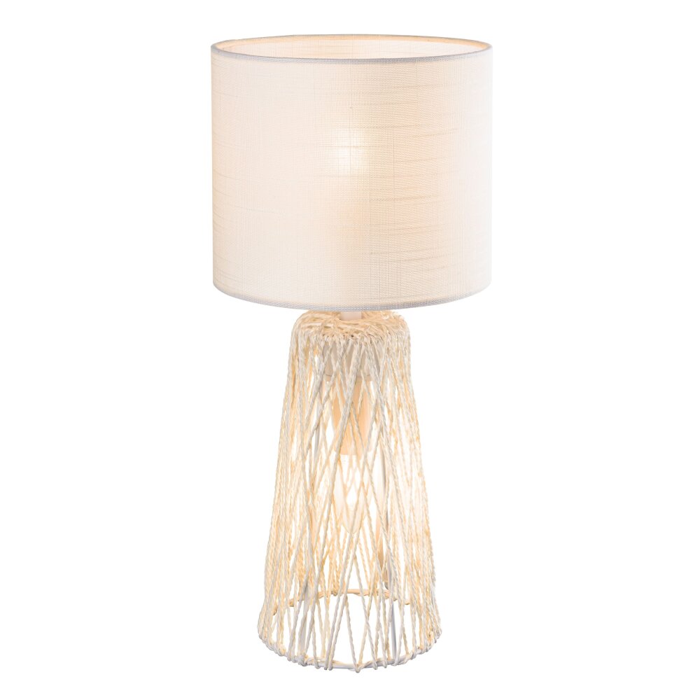 Globo ROVALE Tischleuchte Weiß, 1-flammig main product photo