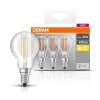 Osram LED 3er Set E14 4,5 Watt 2700 Kelvin 470 Lumen