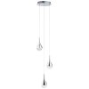 Brilliant FRIZZANTE Pendelleuchte LED Chrom, 3-flammig