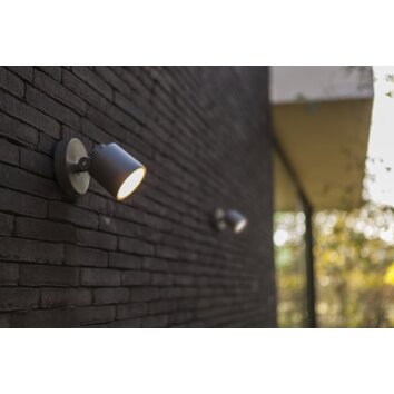 Lutec EXPLORER Außenwandleuchte LED Anthrazit, 1-flammig