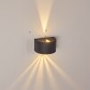 Windhoek Außenwandleuchte LED Anthrazit, 2-flammig