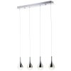 Brilliant FRIZZANTE Pendelleuchte LED Chrom, 4-flammig