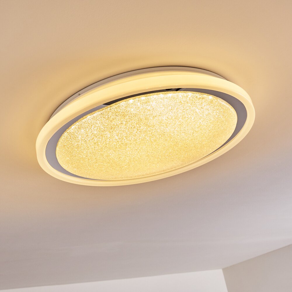 Rufi Deckenleuchte LED Weiß, 1-flammig, Fernbedienung