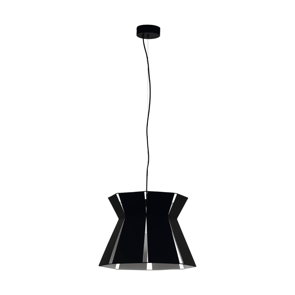 Eglo Leuchten VALECROSIA Hängeleuchte Schwarz, Weiß, 1-flammig main product photo