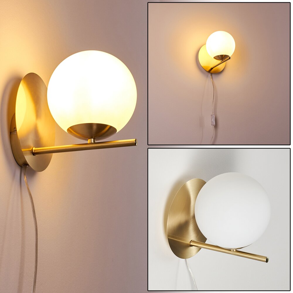 Hogatza Wandleuchte Messing, 1-flammig main product photo