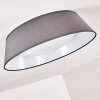 Negio Deckenleuchte LED Grau, Weiß, 1-flammig