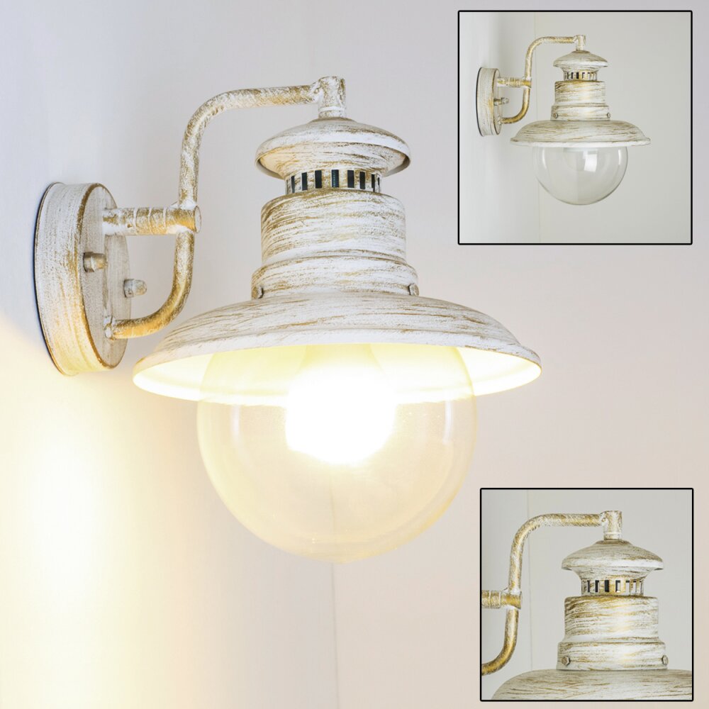 FOX Aussenwandleuchte Weiß, 1-flammig main product photo