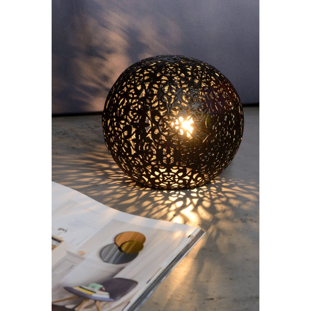 Lucide PAOLO Tischlampe Schwarz, 1-flammig main product photo