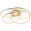 Globo BARNA Deckenleuchte LED Gold, 1-flammig, Fernbedienung