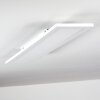 Salmi Deckenpanel LED Weiß, 1-flammig, Fernbedienung
