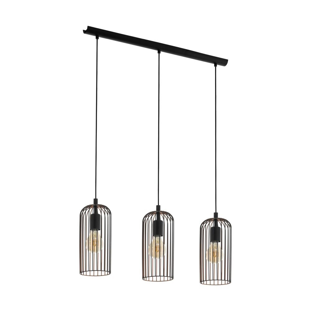 Eglo ROCCAMENA Hängeleuchte Kupferfarben, Schwarz, 3-flammig main product photo