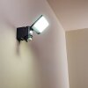 Larvik Außenwandleuchte LED Anthrazit, 1-flammig, Bewegungsmelder
