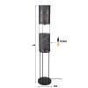 Sarzedas Stehlampe, 2-flammig