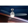 Globo PREMIER Ventilator Edelstahl, Nickel-Matt, 2-flammig