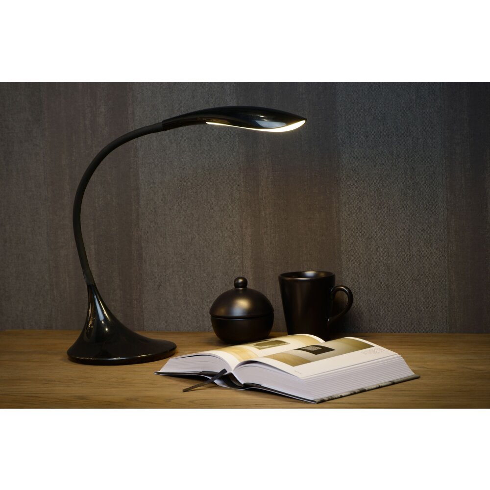 Lucide EMIL Büroleuchte LED Schwarz, 1-flammig main product photo