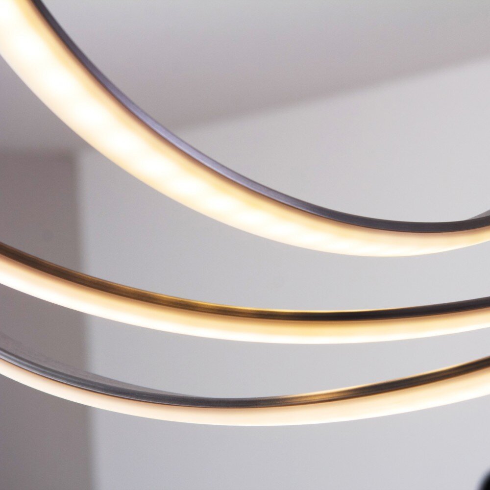 Trio Leuchten CORLAND Deckenleuchte LED Chrom, 1-flammig