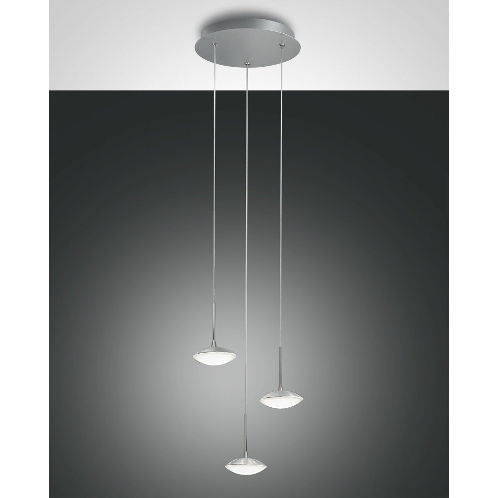 Fabas Luce Hale Pendelleuchte LED Aluminium, 3-flammig main product photo