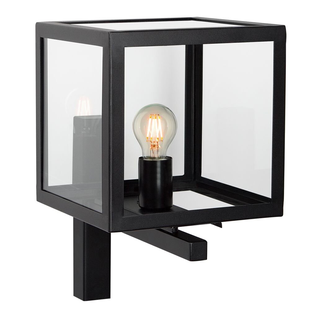 KS Verlichting Loosdrecht Wandleuchte Schwarz, 1-flammig main product photo