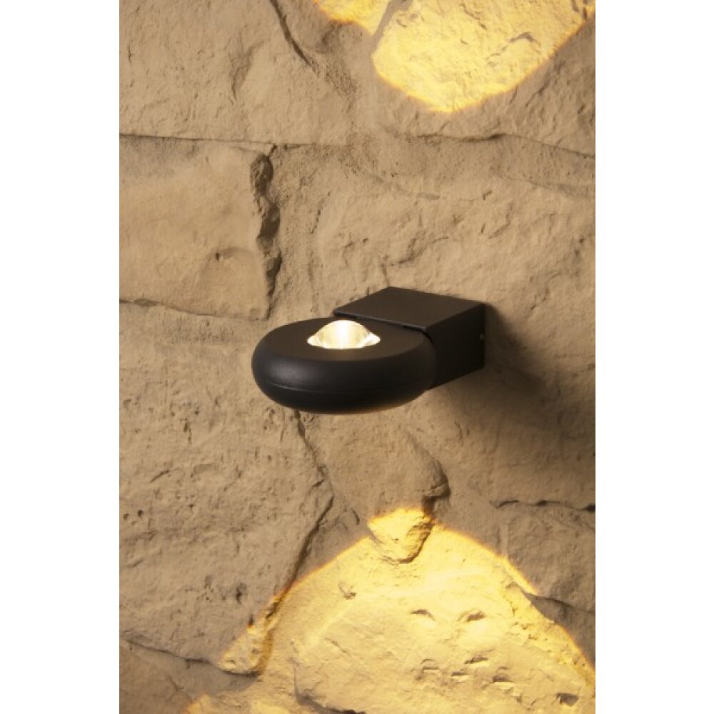 Trio TIGRIS Außenwandlampe LED Schwarz, 2-flammig main product photo