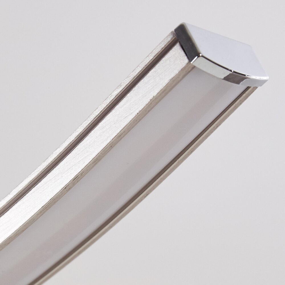 Gamsen Pendelleuchte LED Stahl gebürstet, 3-flammig, Fernbedienung, Farbwechsler