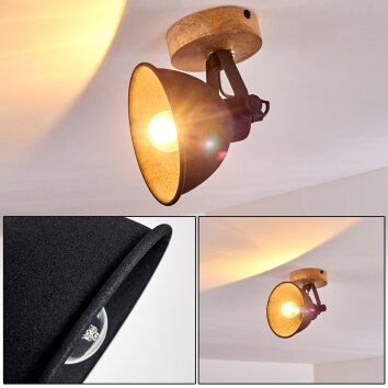 Svanfolk Deckenleuchte Holz hell, 1-flammig