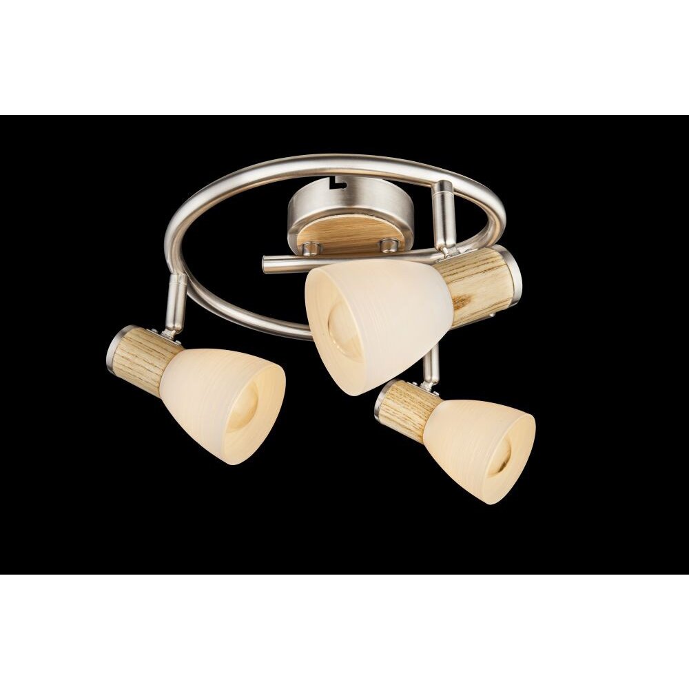 Globo GYLFI Deckenstrahler Nickel-Matt, 3-flammig main product photo