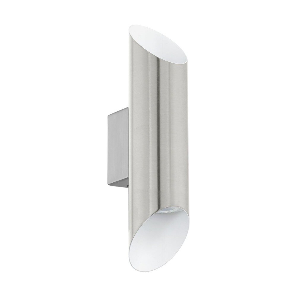 Eglo VIEGAS Wandleuchte LED Nickel-Matt, Weiß, 2-flammig main product photo