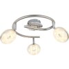 Globo LAILA Deckenleuchte LED Nickel-Matt, 3-flammig