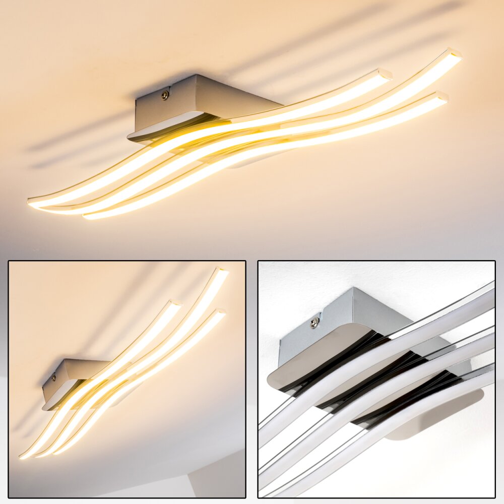 Trio Leuchten CATOKI Deckenleuchte LED Chrom, 1-flammig main product photo