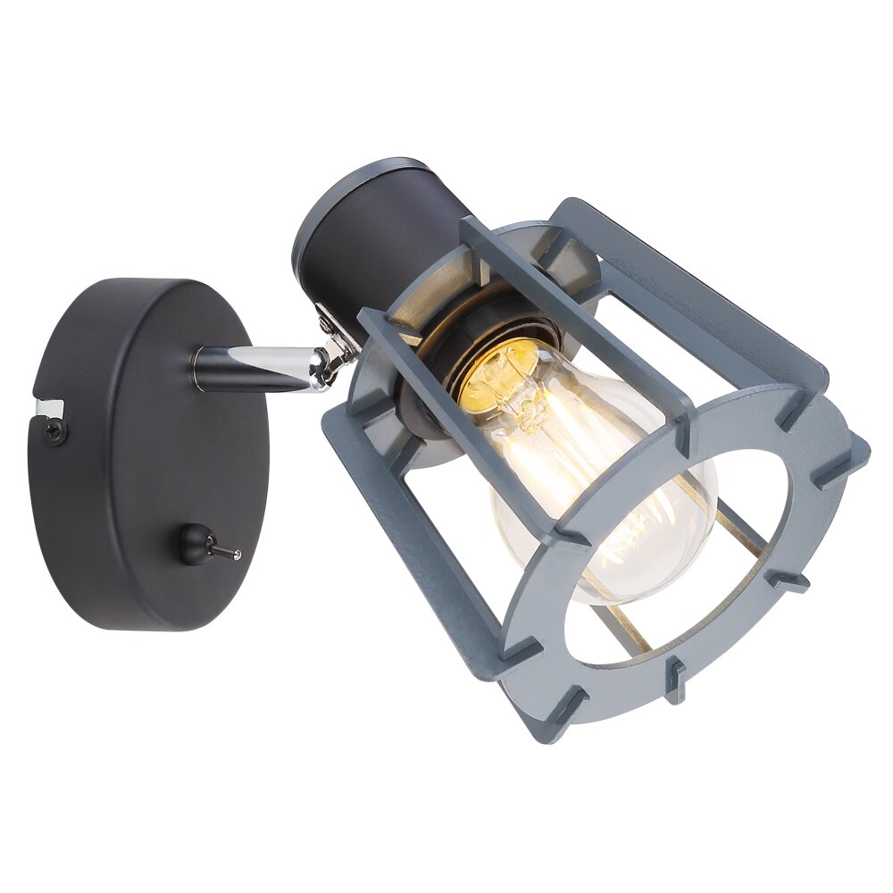 Globo MAHA Strahler Schwarz, 1-flammig main product photo