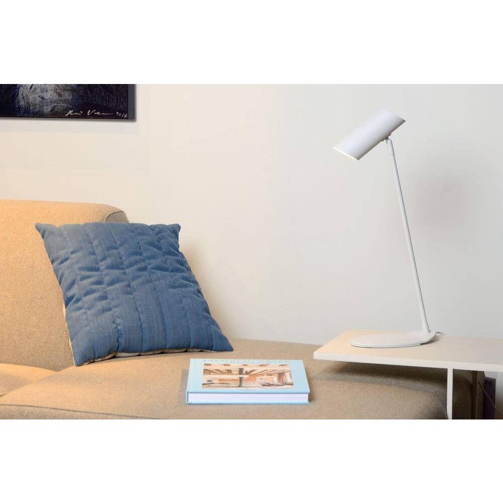 Lucide HESTER Schreibtischlampe Weiß, 1-flammig main product photo