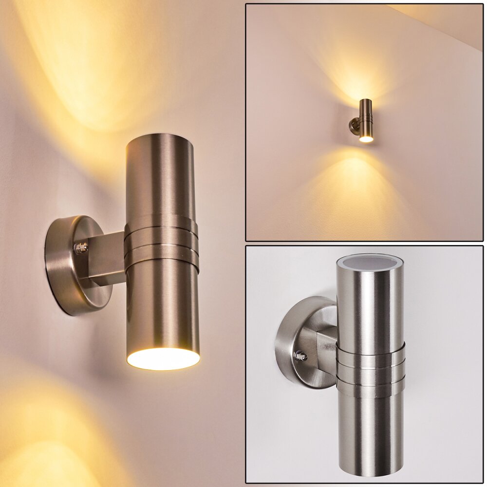 Satava Außenwandleuchte LED Chrom, 1-flammig main product photo
