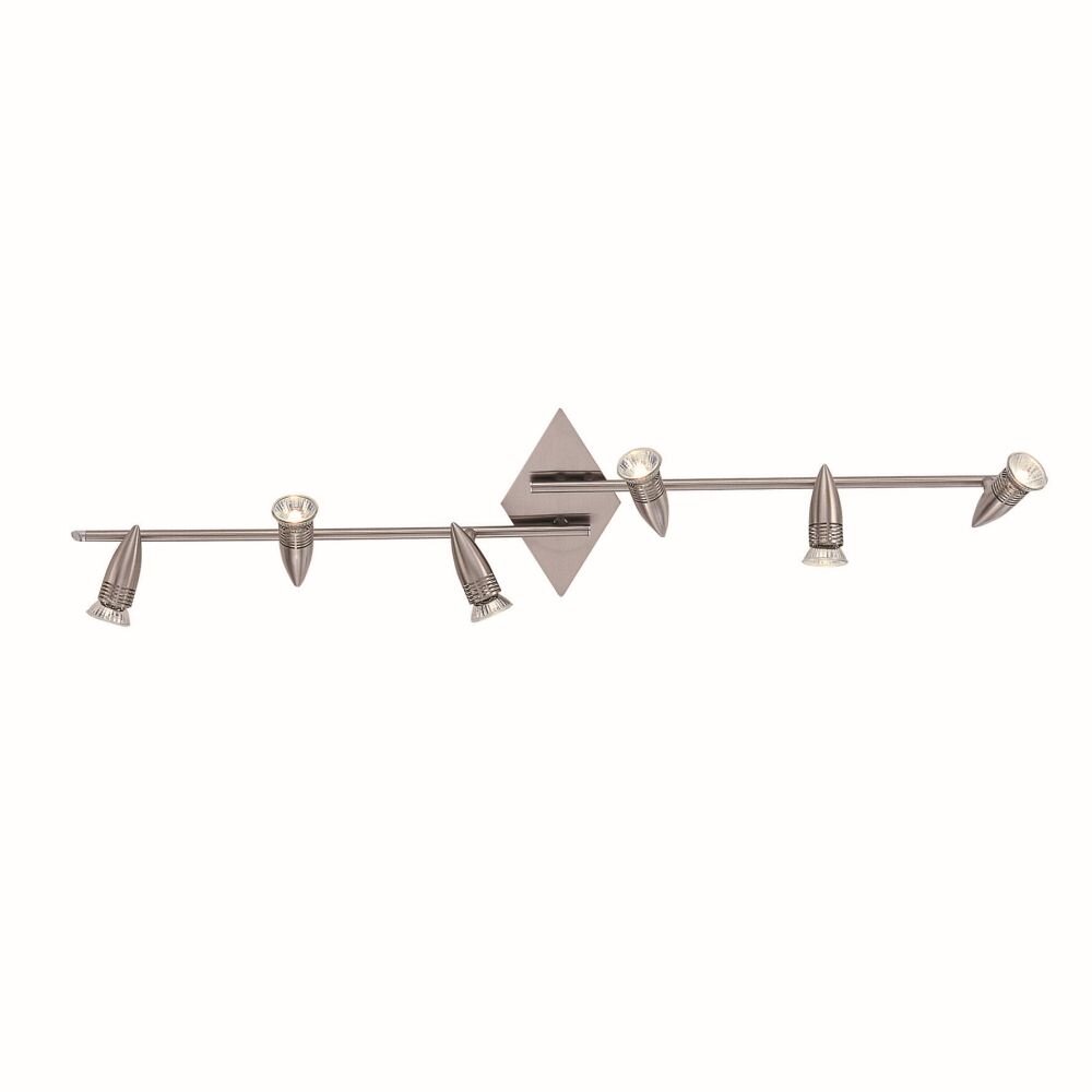 Ideal Lux ALFA Deckenleuchte Nickel-Matt, 6-flammig main product photo