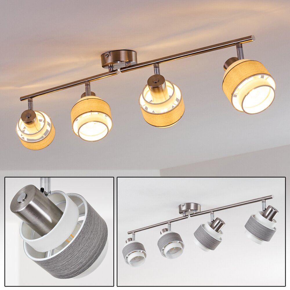 Lotorp Deckenleuchte Nickel-Matt, 4-flammig main product photo