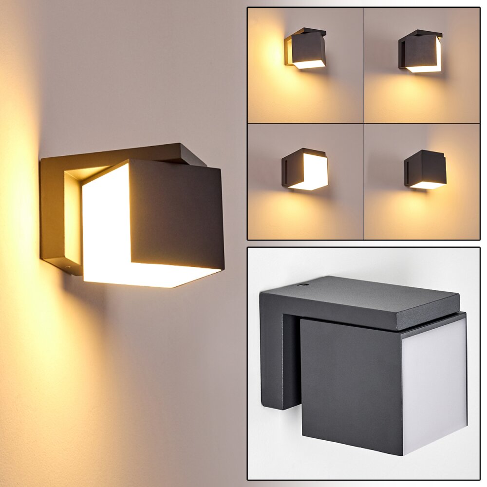 Swanek Außenwandleuchte LED Anthrazit, 1-flammig main product photo