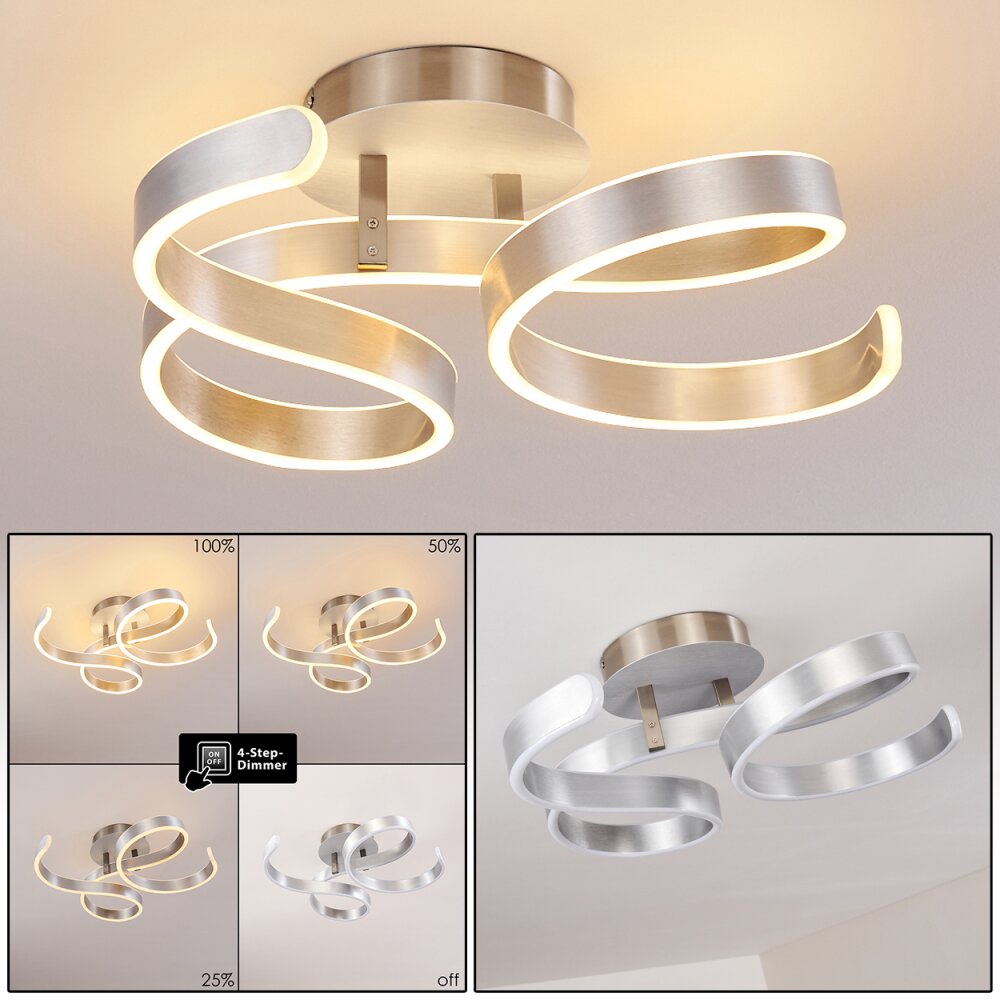 Chippewa Deckenleuchte LED Nickel-Matt, 1-flammig main product photo